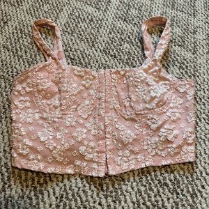 Floral crop top